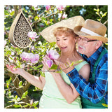 Bamboo Mason Beehive House Pollinator Tear Drop Bee Nest Hive Garden Beekeeping - Rear View