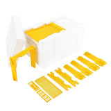 Mini Mating Box Queen Bee Rearing Plastic Styrene Foam Hive Harvest Copulation - 45-Degree Angle