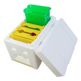 Mini Mating Box Queen Bee Rearing Plastic Styrene Foam Hive Harvest Copulation - Extra Image