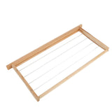 10x Wire Beehive Frame Assembled Wood Steel Unwaxed Deep Hive Frames Beekeeping - 45-Degree Angle