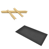 10x Wood Frames Plastic Foundations Unassembled Deep Hive Brood Frame Beekeeping - 45-Degree Angle