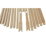 10x Wood Frames Plastic Foundations Unassembled Deep Hive Brood Frame Beekeeping - Extra Image