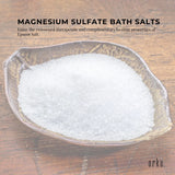 Orku 1.3Kg USP Epsom Salt Tub Bulk Magnesium Sulphate Bath Garden Household Use - Rear View