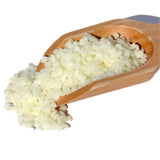 3Kg Natural Beeswax Pellets White Tub Pharmaceutical Cosmetic BP Candle Bees Wax - Side View