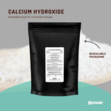 Kemmie 100g Calcium Hydroxide Powder - Food Grade Pickling Lime Slaked Lime FCC - 45-Degree Angle
