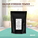 2Kg Food Grade Calcium Hydroxide Powder - FCC Hydrated Slaked Pickling Lime - Front View