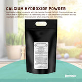 Kemmie Bulk 10Kg Calcium Hydroxide Powder - Food Grade Pickling Lime Slaked FCC - Front View