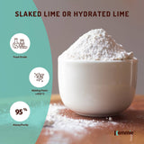 Bulk 10Kg Food Grade Calcium Hydroxide Powder FCC Hydrated Slaked Pickling Lime - Extra Image
