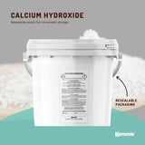 Kemmie 2.5kg Calcium Hydroxide Powder Tub - Food Grade Pickling Lime FCC - 45-Degree Angle