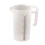 20x 1L Measuring Jug Heavy Duty Clear Plastic Propylene Food Grade BPA 5 Pro-Jug