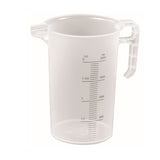 2L Measuring Jug Heavy Duty Clear Plastic Propylene Food Grade BPA 5 Pro-Jug - Front View