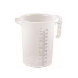 5L Measuring Jug Heavy Duty Clear Plastic Propylene Food Grade BPA 5 Pro-Jug - Side View