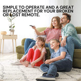 Chunghop Universal TV Remote Control Compatible with Hisense LCD Smart HD Plasma - 45-Degree Angle