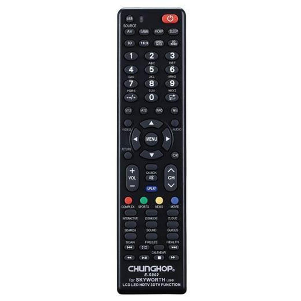 Versatile Universal Remote Control for Skyworth LCD, LED, Smart, and Plasma TVs