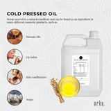 Orku 5L Organic Hemp Seed Oil - Cold Pressed Food Grade Oils - Side View