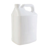 Set of 10 Heavy Duty 5L White HDPE Jerry Cans with Tamper Evident Caps for Hazardous Material Storage