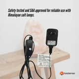 12V 12W Light Bulb On/Off Switch for Himalayan Salt Lamp Replacement Accessories - Top-Down View