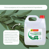 4L Multipurpose Cleaner Bosisto's Commercial Strength Concentrate Eucalyptus Oil - Close-Up Angle