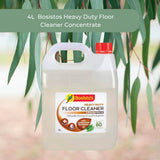 4L Floor Cleaner Concentrate Bosistos Heavy Duty Surface Cleaning Eucalyptus Oil - Front View