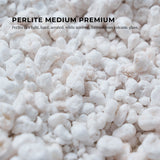 50L Perlite Medium Premium Soil Expanded Plant Growing Media Plants Hydroponics - Front View
