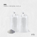 50L Perlite Medium Premium Soil Expanded Plant Growing Media Plants Hydroponics - Rear View