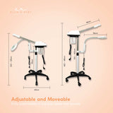 Facial Steamer and Magnifying Lamp 2in1 Beauty Machine Face Spa Magnifier Stand - Front View