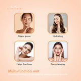 Facial Steamer and Magnifying Lamp 2in1 Beauty Machine Face Spa Magnifier Stand - Side View