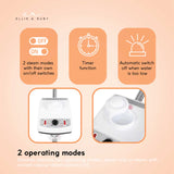 Facial Steamer and Magnifying Lamp 2in1 Beauty Machine Face Spa Magnifier Stand - Rear View