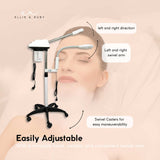 Ellie & Ruby Facial Steamer Magnifying Lamp - 2in1 Professional Beauty Machine - Top-Down View