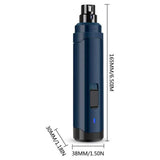 Pet Nail Grinder Dog Cat Electric Trimmer 2 Speed Rechargeable Claw Filer N10 - 45-Degree Angle