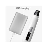 Electric Pet Nail Grinder for Dogs & Cats - Rechargeable Turbo Trimmer with LED Display & Whisper-Quiet Technology