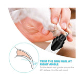 Pet Nail Grinder Dog Cat Electric Trimmer Rechargeable Clipper Claw Filer N8 - Extra Image