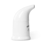 1x Himalayan Pink Salt Inhaler Pipe + 125g Free Coarse Salt - Pure Cyrstal Rock - Side View