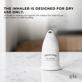 Orku Himalayan Pink Salt Inhaler Pipe Ceramic and 125g Coarse Crystal Rock Salt