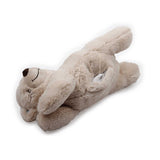 Puppy Warm Toy Bear Dog Heat Pack Comfort Plush Soft Toys Feeling Sleep Aid AFP - Side View