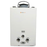 6L Portable Gas Water Heater Shower Outdoor Camping Hot Pump Tankless LPG System - Top-Down View