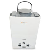 6L Portable Gas Water Heater Shower Outdoor Camping Hot Pump Tankless LPG System - Low Angle