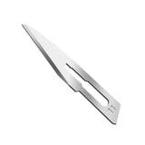 100 Surgical Scalpel Blades Size 11 Sterile Carbon Steel Disposable Sealed - Side View