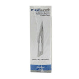 100 Surgical Scalpel Blades Size 11 Sterile Carbon Steel Disposable Sealed - Top-Down View