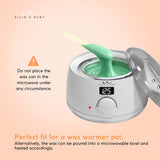 400g Soft Wax Hair Removal - Aloe Vera Depilatory For Salon Pot Warmer - Top-Down View