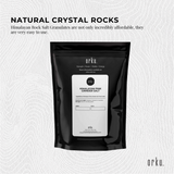 500g Pink Himalayan Bath Salts - Natural Crystal Rocks - Spa Therapy Body Scrub - 45-Degree Angle