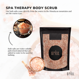 1Kg Pink Himalayan Bath Salts - Natural Crystal Rocks - Spa Therapy Body Scrub - Rear View
