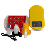 Rooster Farms Electric 12 Egg Incubator + Accessories Hatching Eggs Chicken Duck - Front View