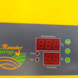 Rooster Farms Electric 12 Egg Incubator + Accessories Hatching Eggs Chicken Duck - Top-Down View