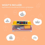 Electric 24 Egg Incubator + Accessories Hatching Eggs Chicken Quail Duck - Extra Image