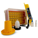 Rooster Farms Electric 32 Egg Incubator + Accessories for Chicken Quail Duck - Front View