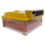 Rooster Farms Electric 60 Egg Incubator + Accessories for Chicken Quail Duck - 45-Degree Angle