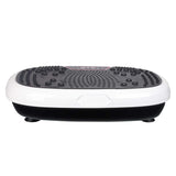 White Mini Vibration Platform - Magnet Therapy Vibrating Machine Exercise Plate - Front View