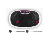 Social Hike White Mini Vibration Plate - Vibrating Exercise Machine Platform - Close-Up Angle