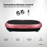 Social Hike 60cm Vibration Plate Machine Full Body Exercise Platform Pink - 45-Degree Angle